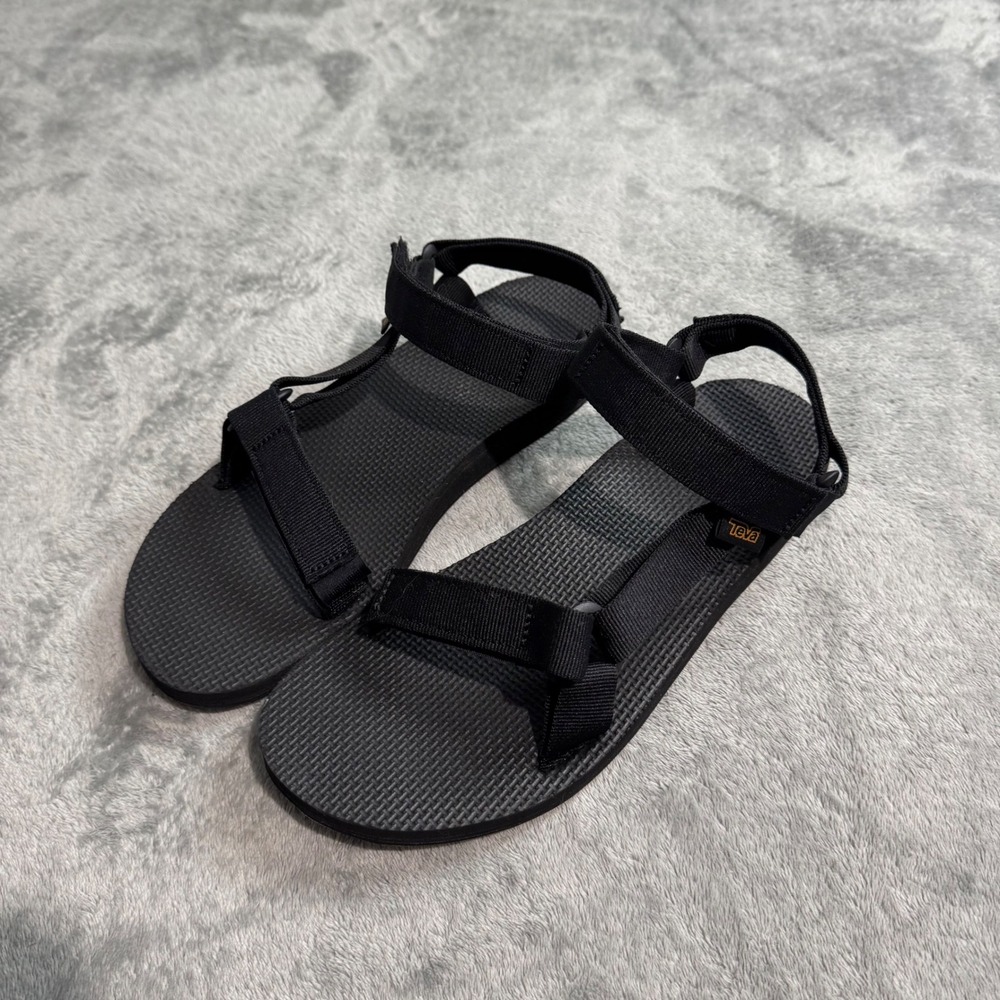 Teva Original Universal Mens Black Sport Sandals 1003987 Size 9